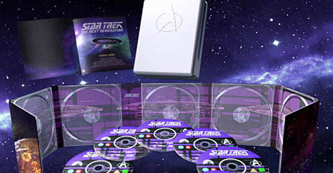 STAR TREK TNG DVD and SHUTTLE BOX